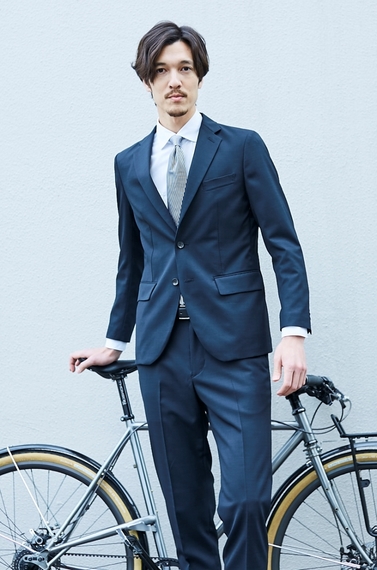 自転車通勤✨人気✨ ナリフリ(narifuri)の高機能セットアップスーツ