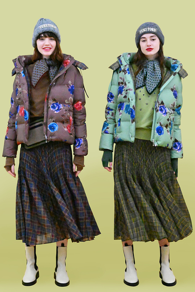 ユキ・トリイ」22～23年秋冬コレクション 色と柄と素材であたたかな