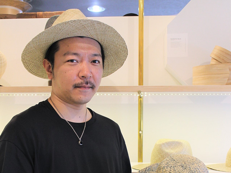 帽子デザイナーの清原世太氏　琉球パナマ帽で地場産業の復活を目指す