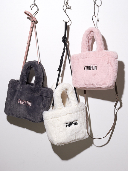 【新品未使用】FURFUR ファーファー エコファートートバッグ ピンクファーファー