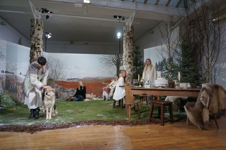 森の動物たち 五十君花実 繊研新聞