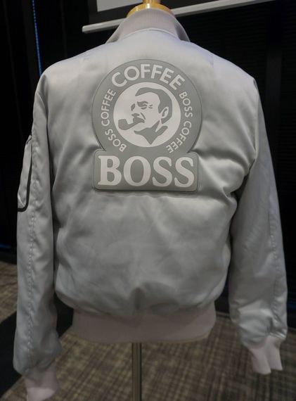 ボスジャン　サントリー　BOSS　コーヒー　企業　MA-1　ジャケット