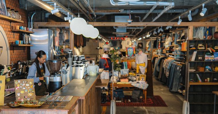 古着屋JAM」 心斎橋店内に本格コーヒースタンド | 繊研新聞