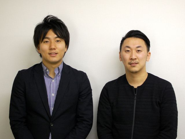 「自分たちのサービスで盛り上げていきたい」と意気込む北嶋さん（左）と江城さん■北嶋貴朗　８６年生まれ。ディー・エヌ・エーを経て、１５年にレリックを設立。 ■江城祐太　８５年生まれ。外資系コンサルティングファームやチームラボを経て、北嶋さんと共同でレリック設立。